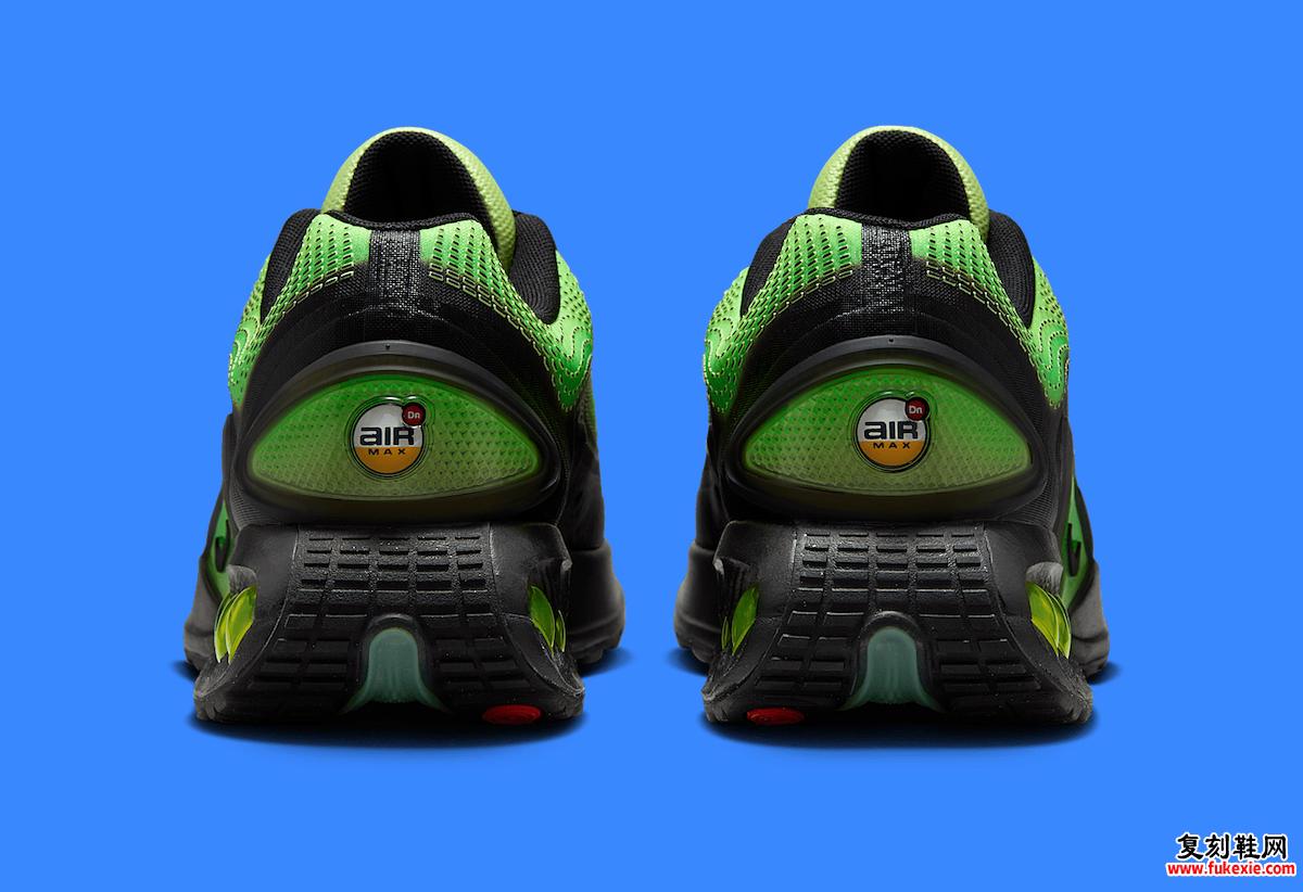后視圖，展示 Air Max 標志和透明 air pods。